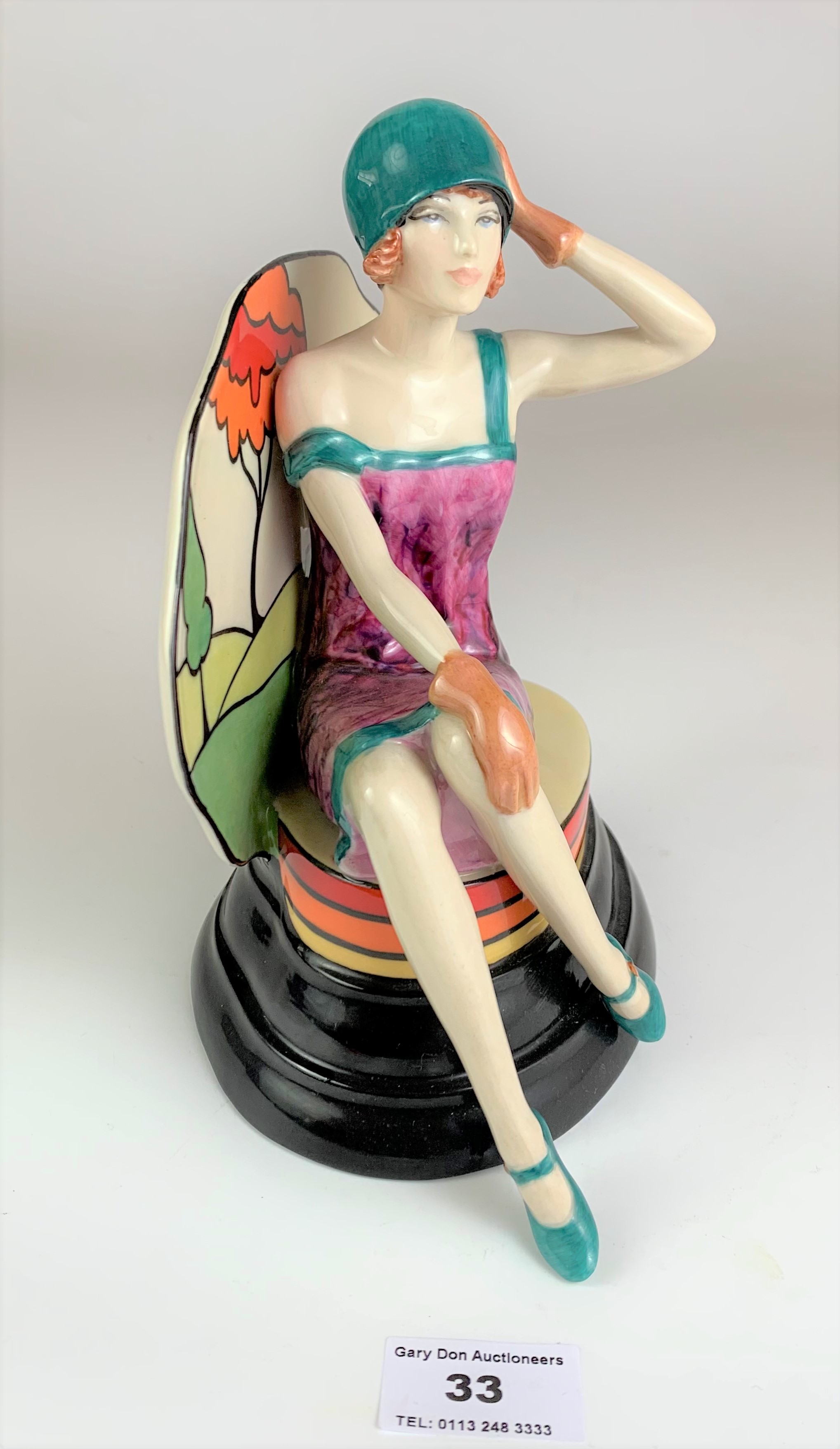 Ceramic figure by Peggy Davies – Putting on the Ritz, no. 147/1250 - Image 2 of 5