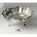 Silver dish, 5.5” diameter, 3” high, w: 3.5 ozt