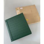 Boxed green Devon album of mint stamps, H-MAL