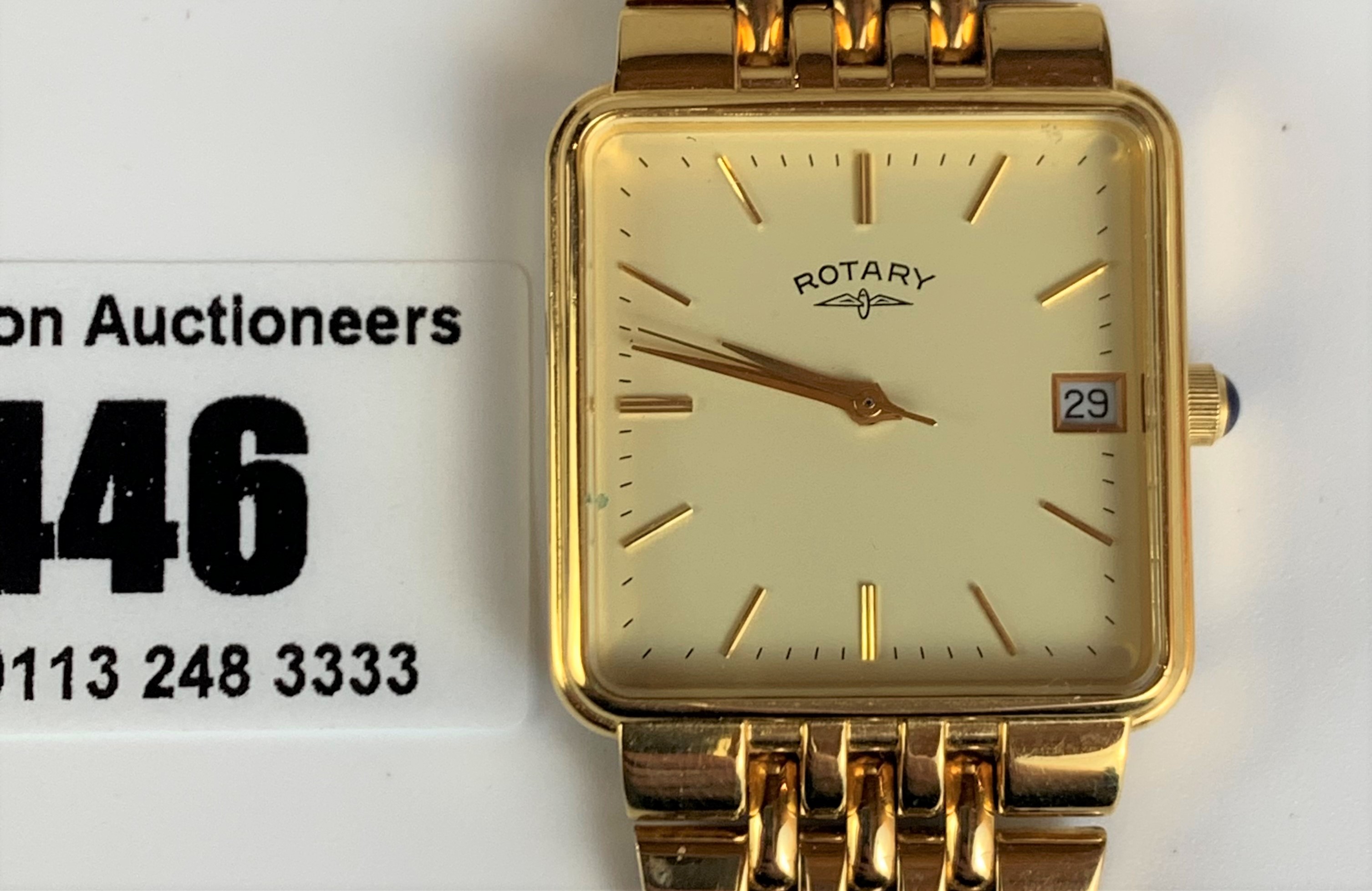 Rotary gold plated watch, not running - Image 3 of 6