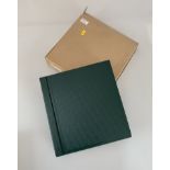 Boxed green Devon album of mint stamps, GAM-GUY