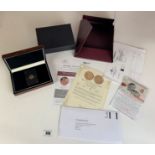 Boxed Queen Victoria Young Head Half Sovereign 1876 from The London Mint Office with certificate