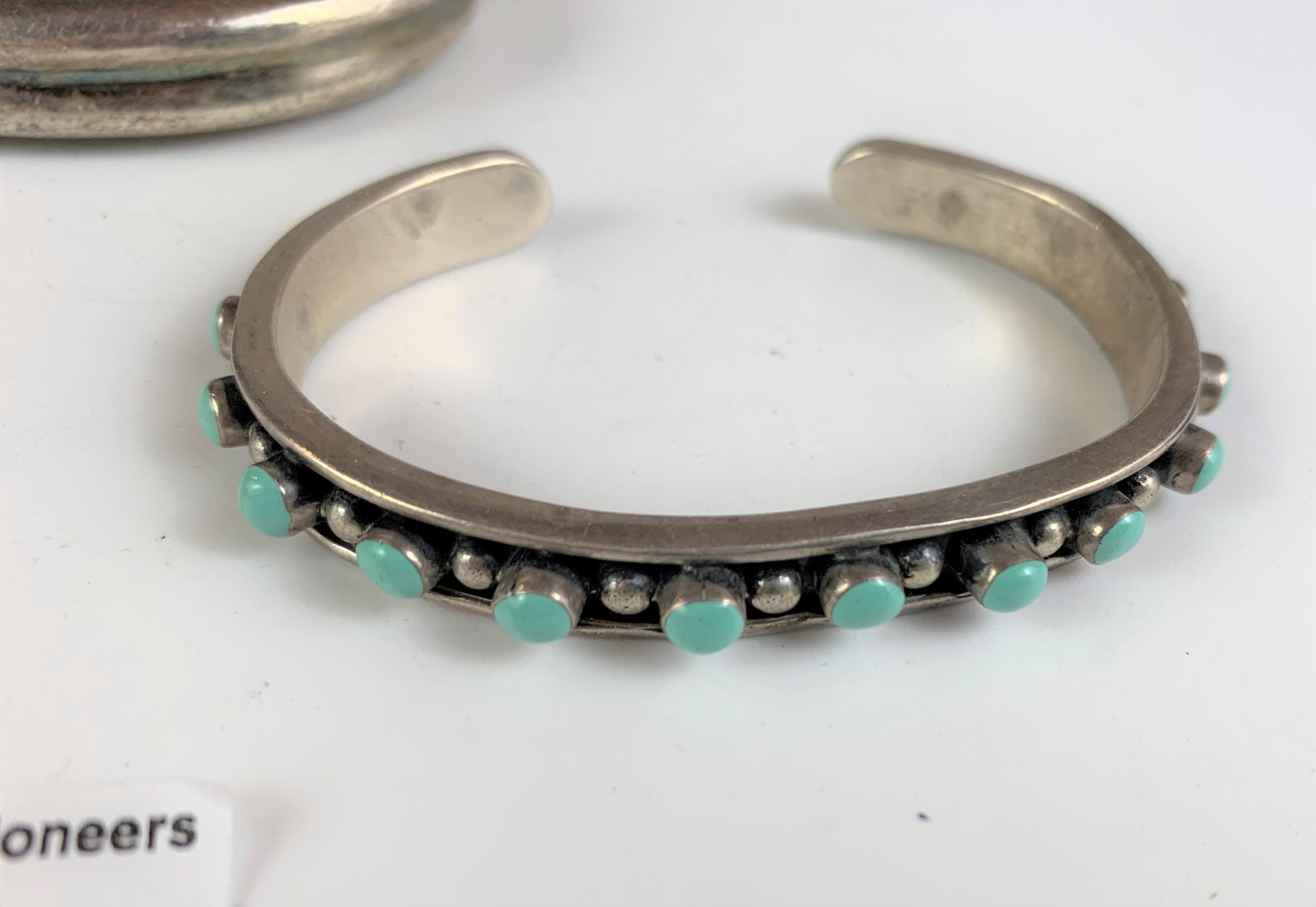 3 silver bangles, total w: 3.2 ozt - Image 3 of 7