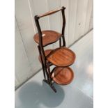 Double folding cakestand 30” high