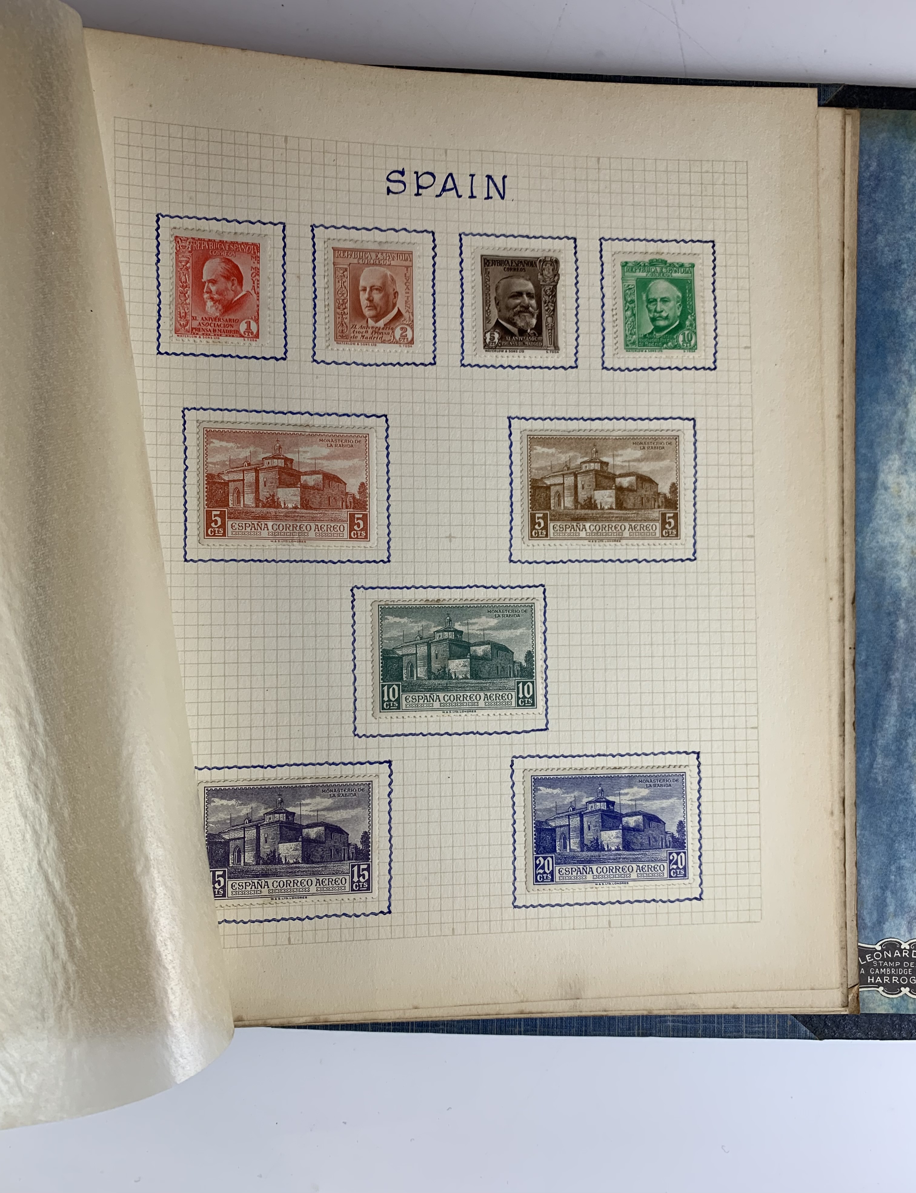 Blue album of GB and Commonwealth mint stamps from the 1930’s-40’s including 1948 Olympics - Image 6 of 8