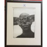 Chris Salmon Artists Proof, signed in pencil. Image 9.75” x 13”, frame 17” x 21.5”. Good condition