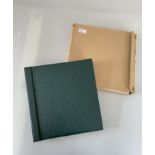 Boxed green album of GB definitives decimal book pages