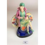 Ceramic figure by Peggy Davies – Afternoon Tea, no. 499/650