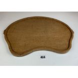 Robert Thompson “Mouseman”carved tray 18” x 12”