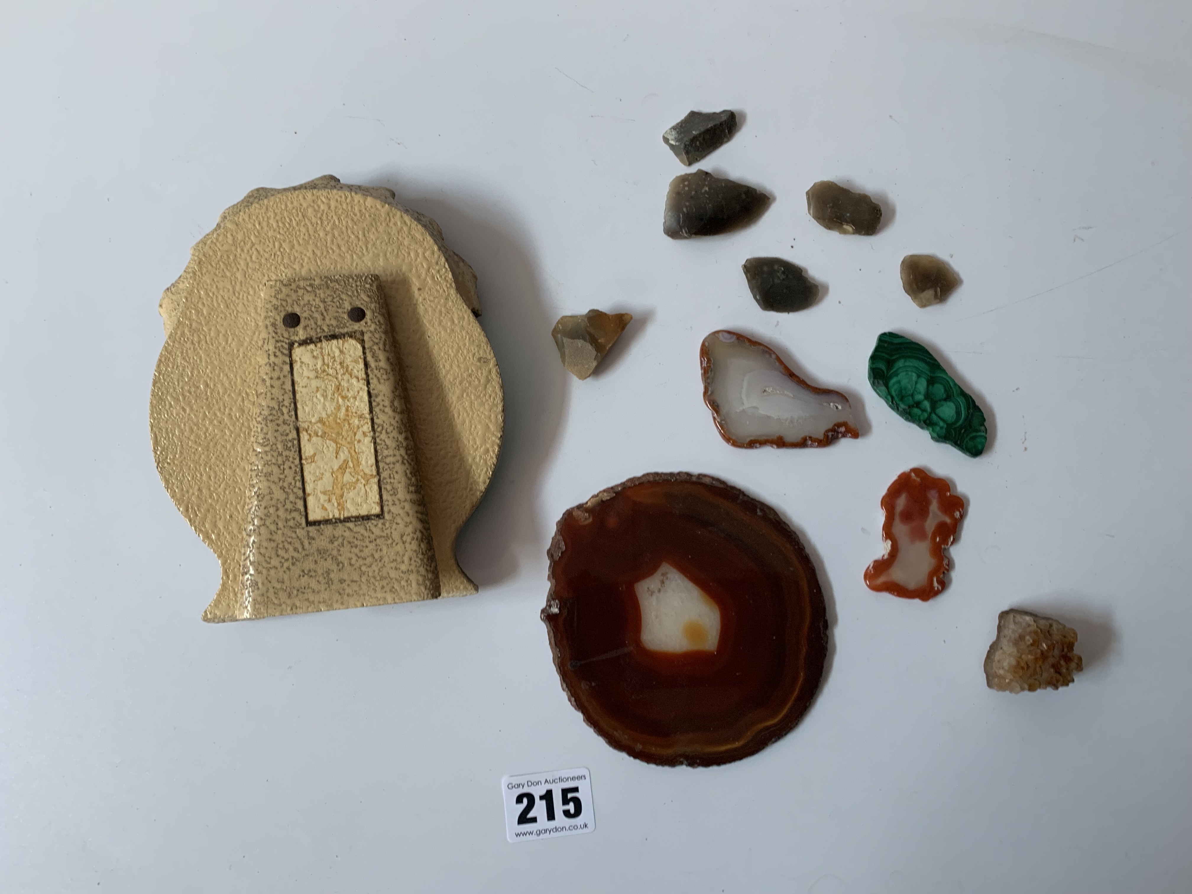 Small barboa mirror and minerals - Image 4 of 4