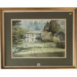Watercolour of Cragg Cottage by Sam Chadwick. Framed by Headrow Gallery, Leeds. Image 22.75” x 15.
