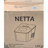 Boxed Netta Icemaker black, unopened as new