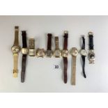 10 assorted gents watches