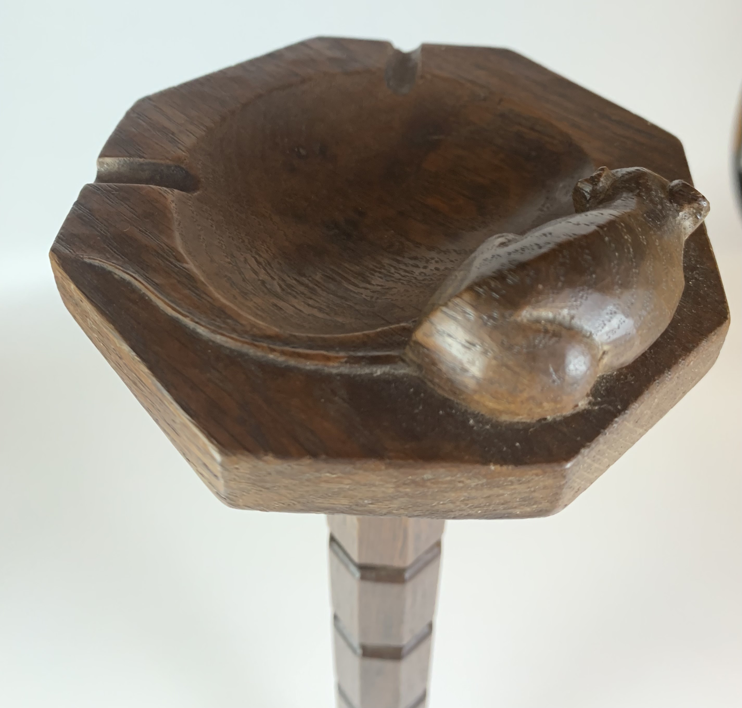 Mouseman ashtray on stand 26” high - Image 4 of 7