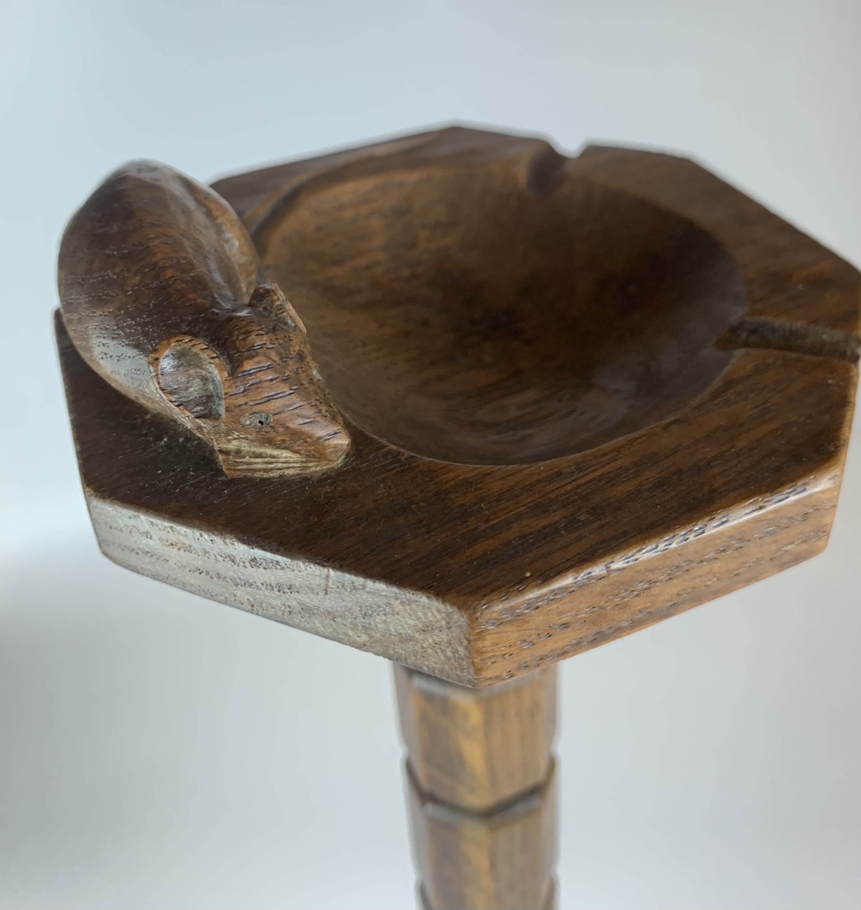 Mouseman ashtray on stand 26” high - Image 6 of 7