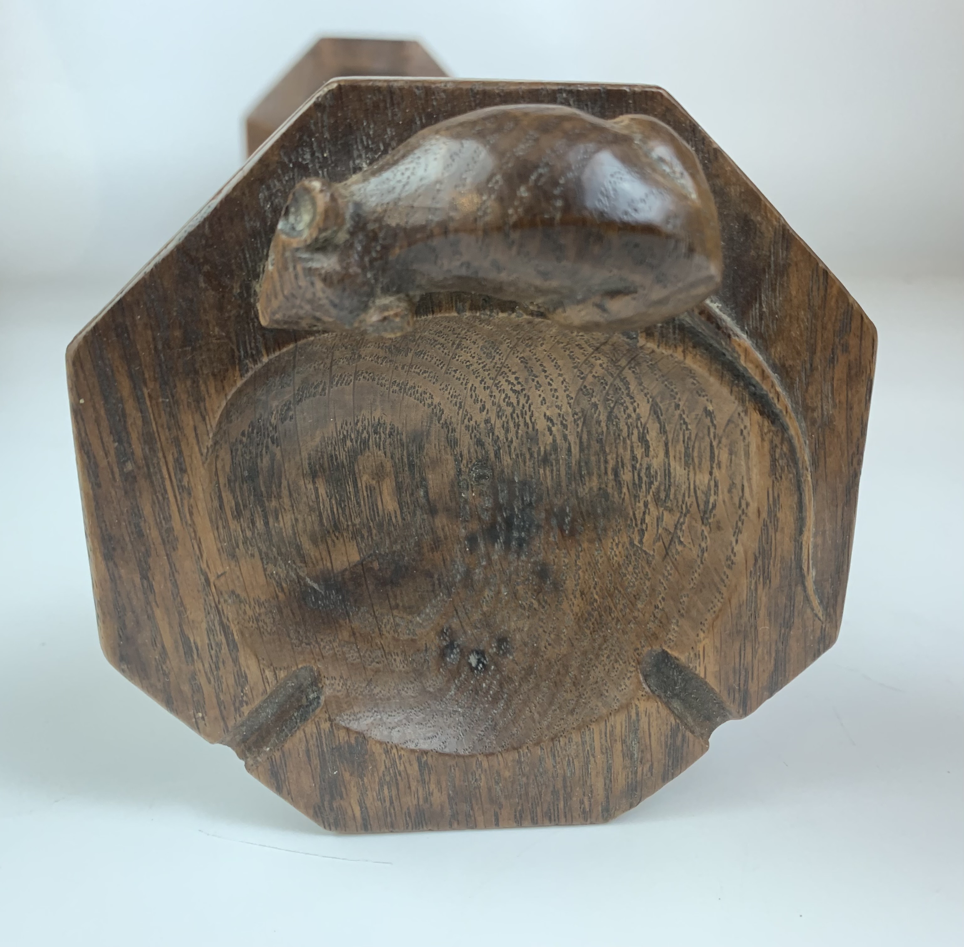 Mouseman ashtray on stand 26” high - Image 5 of 7