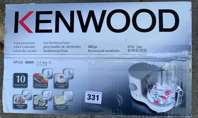 Boxed Kenwood food processor, unopened as new