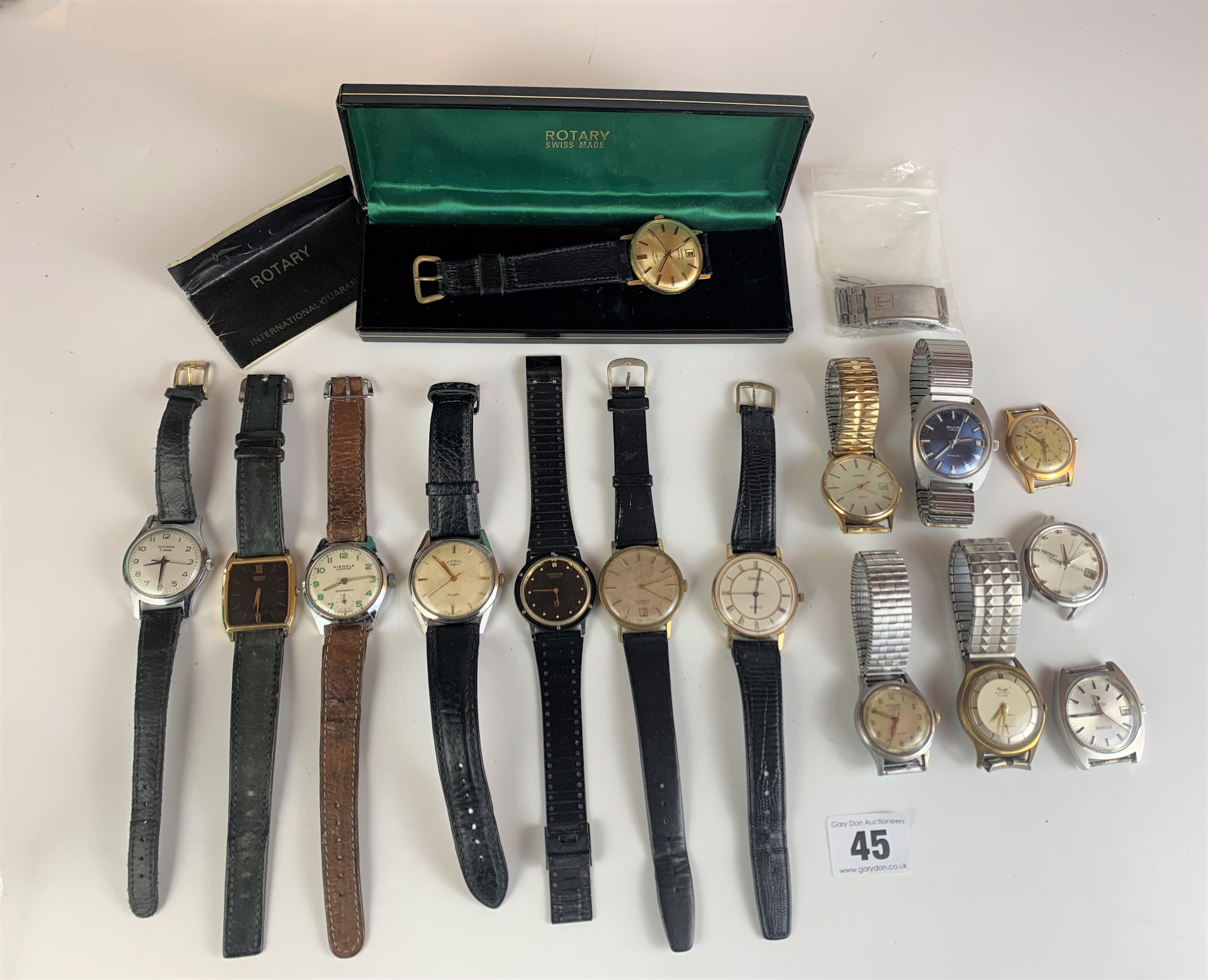 15 assorted gents watches