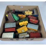 Assorted tin and plastic tenders and trucks