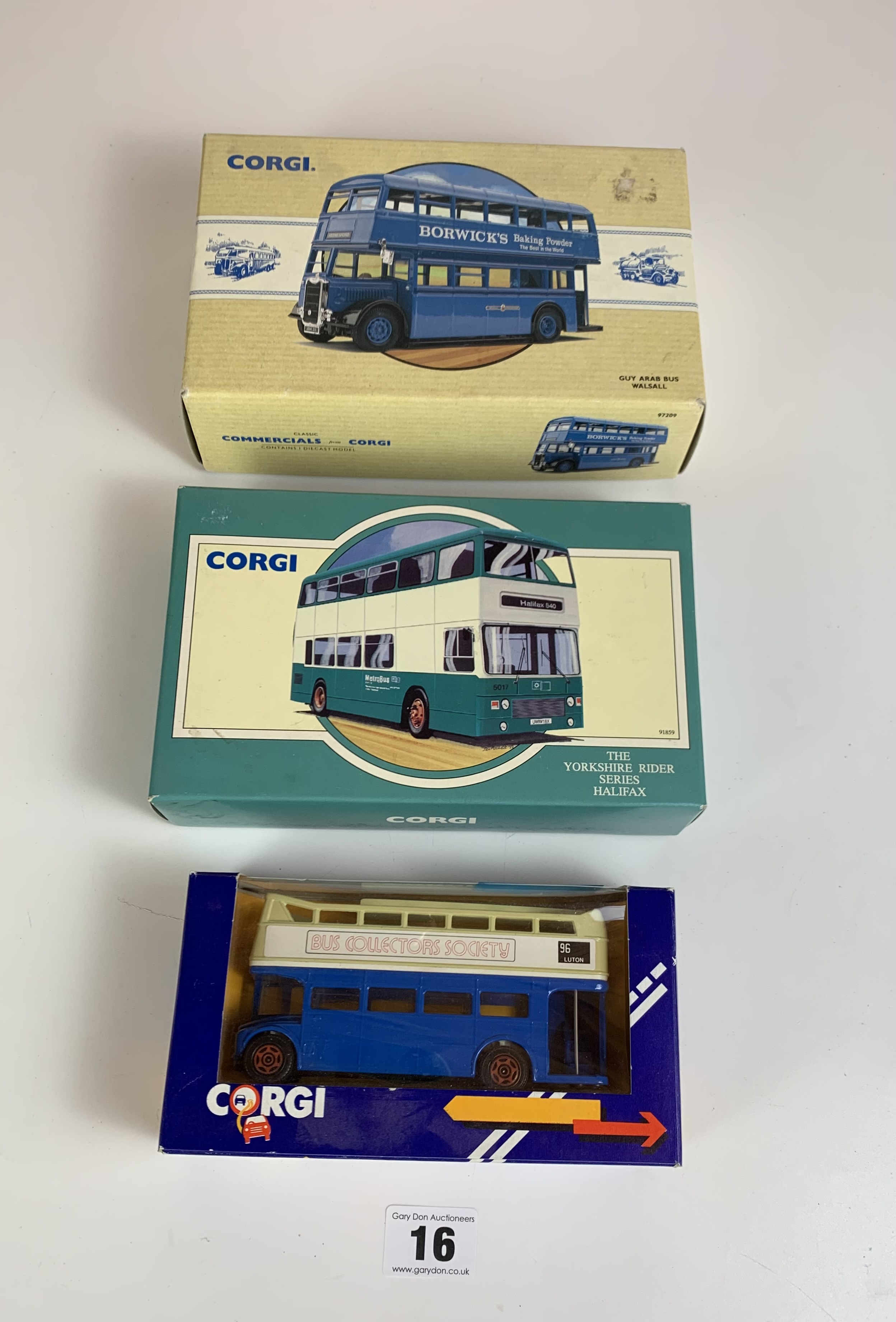 Boxed Corgi Classic Commercials Guy Arab Bus Walsall 97209, Boxed Corgi The Yorkshire Rider Series