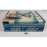 5 Judy For Girls Annuals – 1962, 1963, 1964, 1965 and 1966