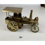 Brass steam engine 12” long x 7.5” high