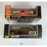 2 boxed Maisto Special Edition 1:18 cars – Citroen 15CV 6 Cyl and Volkswagen Export Sedan