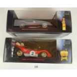 2 boxed Collezione Classico 1:18 die cast cars – Ferrari 1972 312P & Racing Fuel Pump and Ferrari