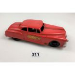 Fire Chief car stamped ‘Made in Gt. Britain’, 10” long