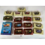15 boxed Matchbox Models of Yesteryear vehicles inc. Harrods and boxed Ronald McDonald House &
