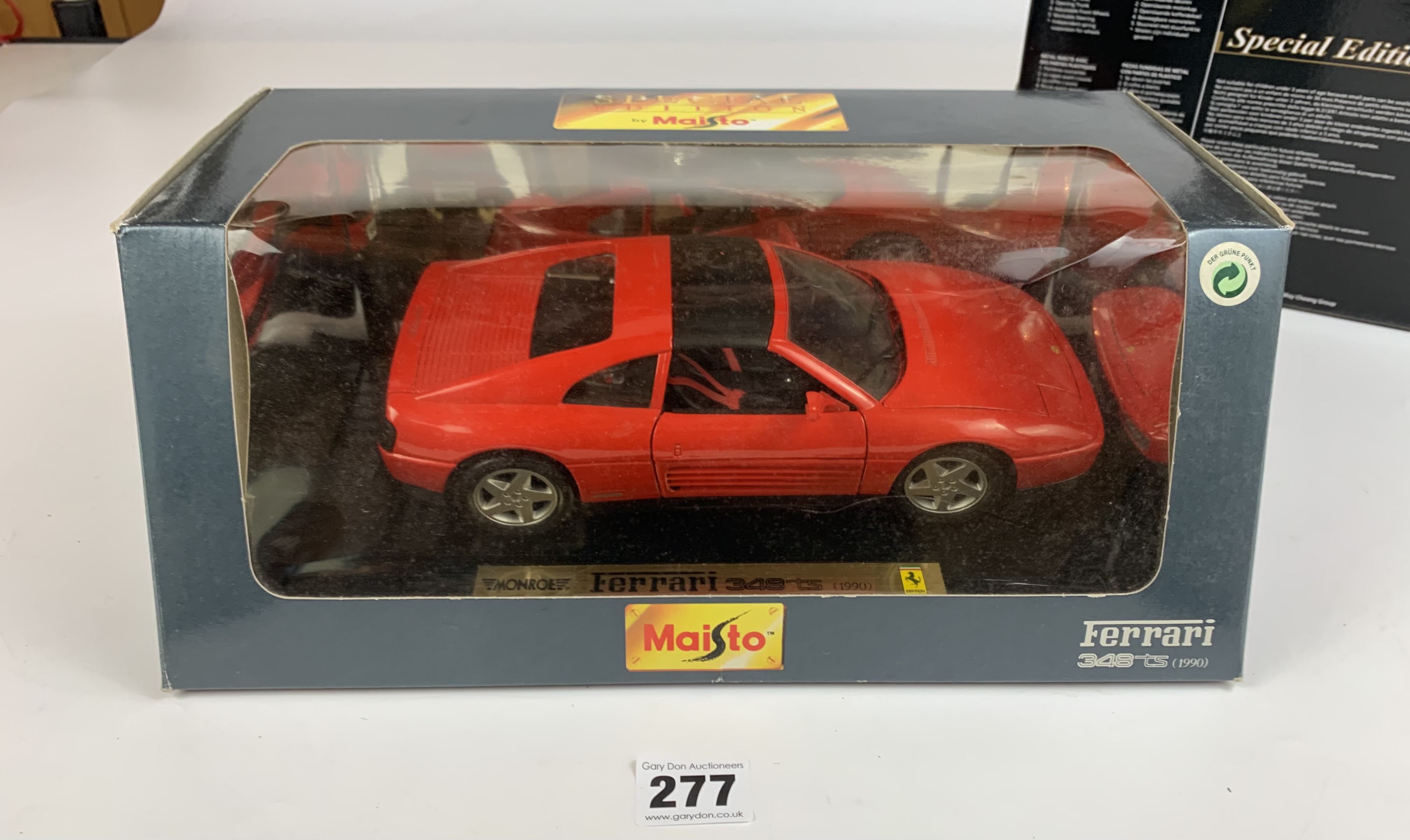 2 boxed Maisto Special Edition 1:18 die cast cars – Jaguar X-Type 2001 and Ferrari 348ts 1990 - Image 2 of 7