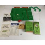 Subbuteo Table Soccer with team players, accessories and mat