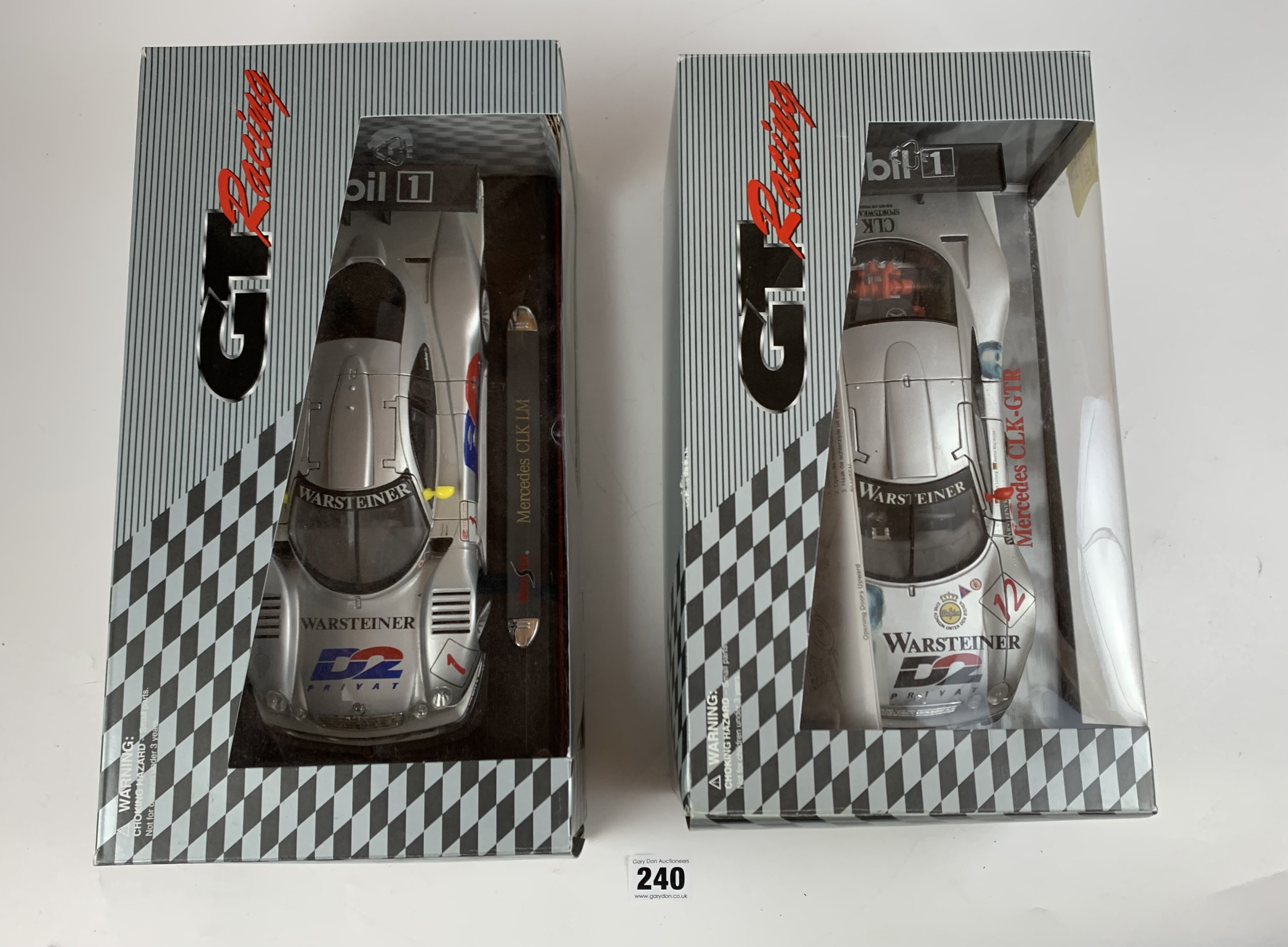 2 boxed Maisto 1:18 die cast racing cars – Mercedes CLK LM and Mercedes CLK-GTR - Image 3 of 7