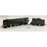 Hornby Tri-ang engine 70000 and tender