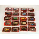 20 boxed Matchbox Models of Yesteryear vehicles