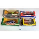 Boxed Corgi Best of British New Bus for London, Boxed Corgi D980/1 Ford Popular Van, Boxed Classic