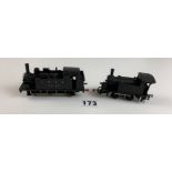 2 model locomotives LNER 7057 and another