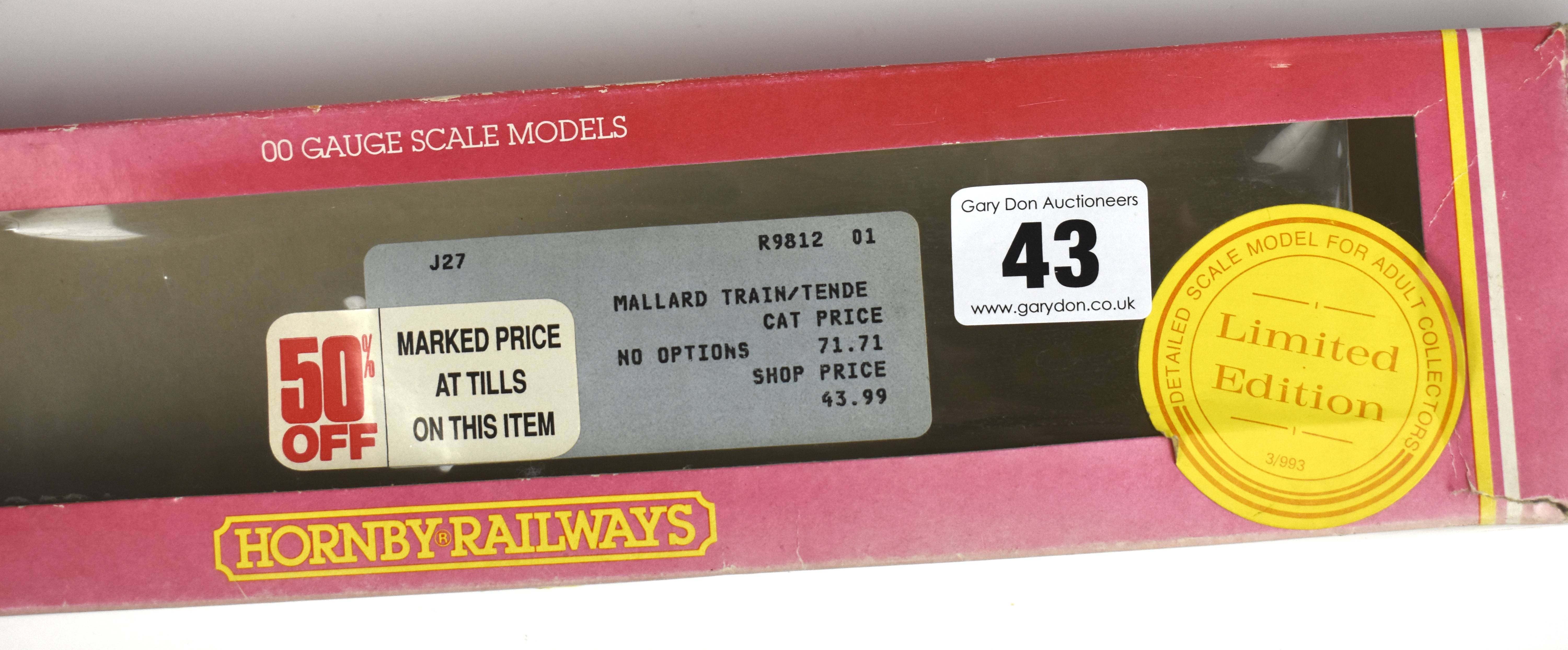 Boxed Hornby R9812 01 Mallard locomotive and tender 60022 - Image 6 of 6