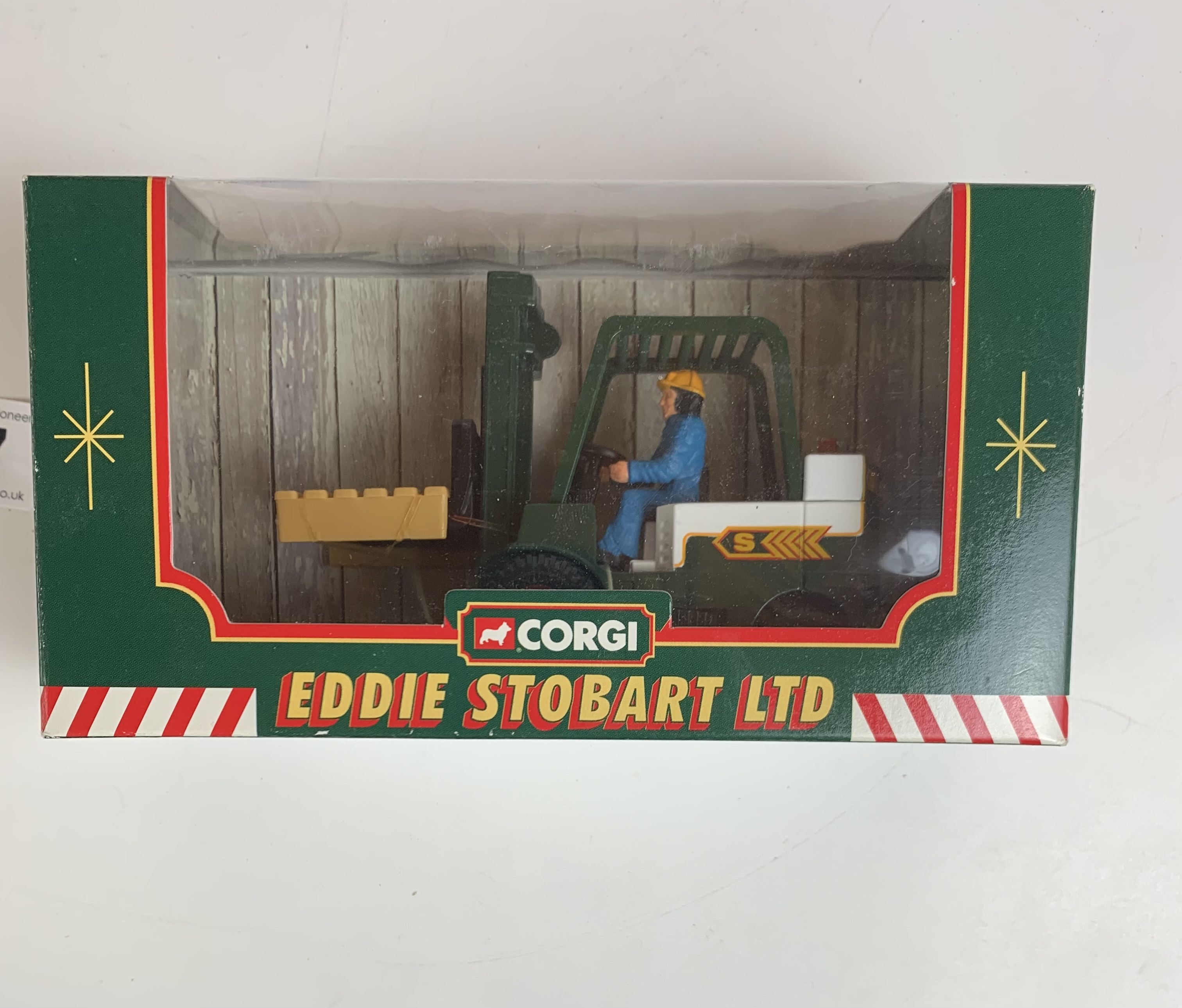 Boxed Corgi 58119 Ford Transit Van TNT opening rear doors, Boxed Corgi Eddie Stobart Ltd 56702 - Image 3 of 6