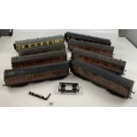 8 LMS ‘O’ gauge carriages