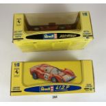 2 boxed Jouefevolution Revell 1:18 die cast cars – Ferrari 412P and Ferrari 250 GTO64