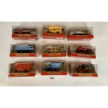 9 boxed Matchbox Models of Yesteryear vehicles