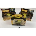 3 boxed Corgi Mr. Bean’s Mini cars