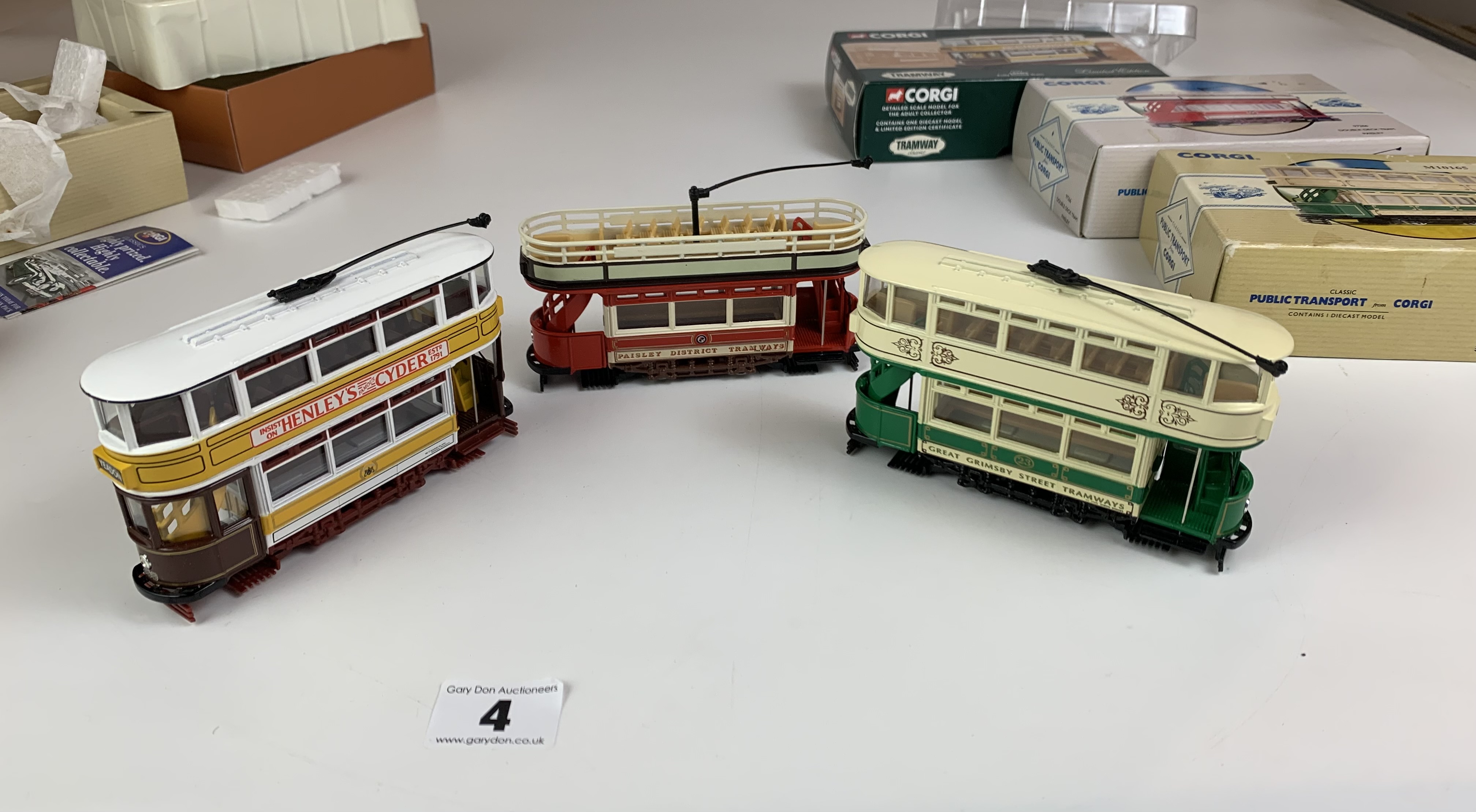 Boxed Classic Public Transport from Corgi Double Deck Tram Paisley 97266, Boxed Classic Public - Image 3 of 3