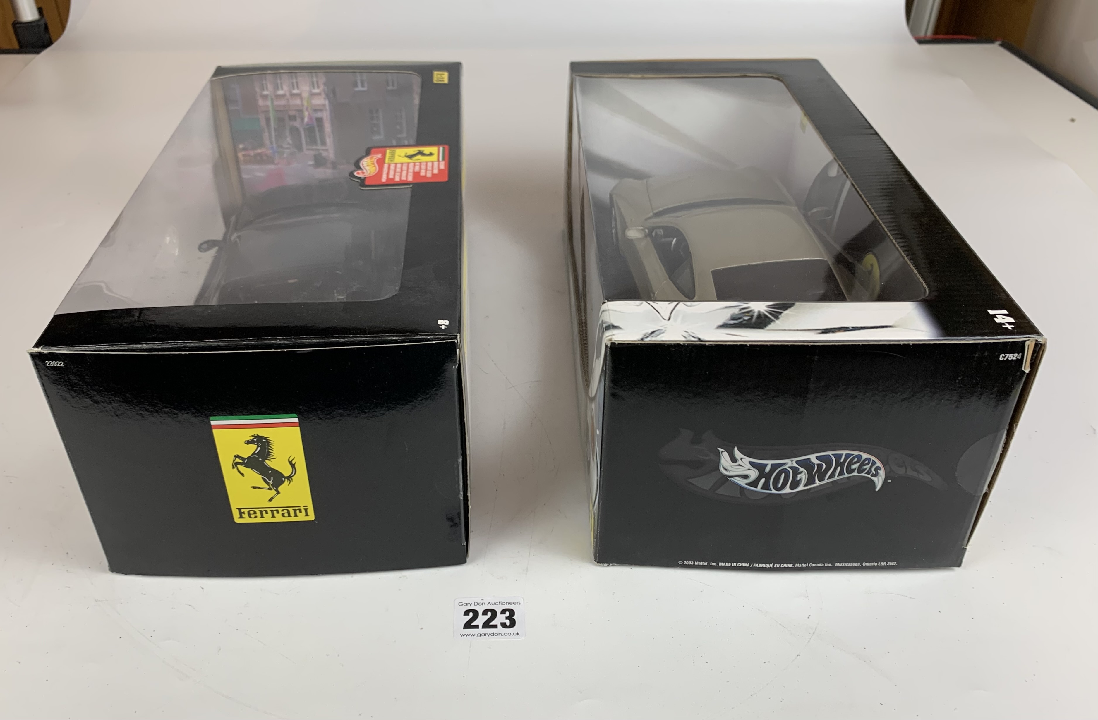 2 boxed HotWheels Ferrari 1:18 die cast cars – 612 Scaglietti and 1994 F512M - Image 6 of 7