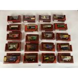 20 boxed Matchbox Models of Yesteryear vehicles