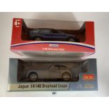 Boxed Sun Star 1:18 die cast car – Jaguar XK140 Drophead Coupe and Kid Connection 1:18 die cast car