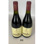 2 bottles of 2014 Clos de Gat Har’el Syrah, Judean Hills red wine