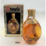 Boxed bottle of Dimple De Luxe Scotch Whisky 13 1/3 fl ozs