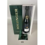 Boxed bottle of Champagne Bollinger La Grande Annee 2005